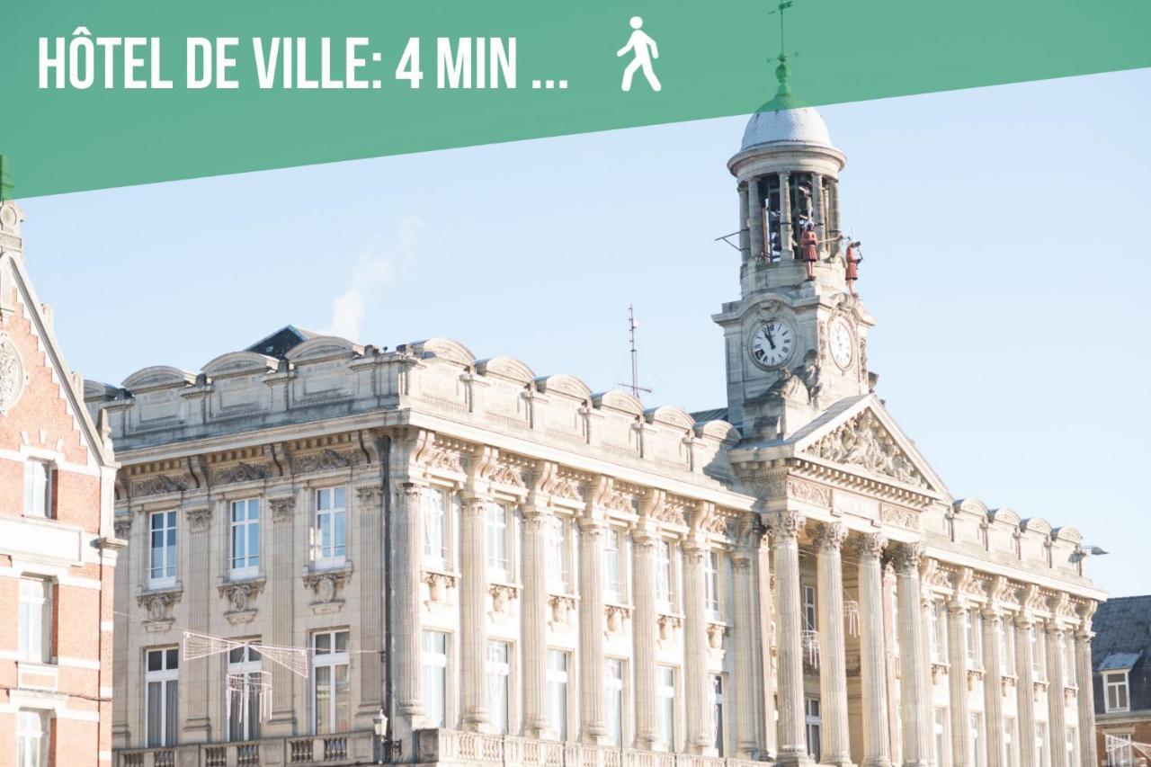 Апартаменты *Maison Bel-Etage-Netflix-Wifi-Coeur De Ville* Камбре Экстерьер фото